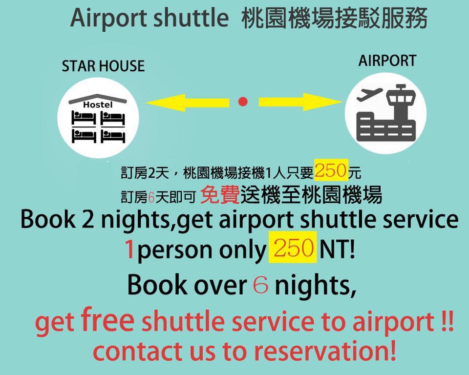 Star House Hostel ไทเป ภายนอก รูปภาพ